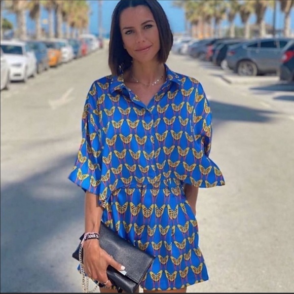 NWT Zara Flowy Satin Shorts - Picture 6 of 8